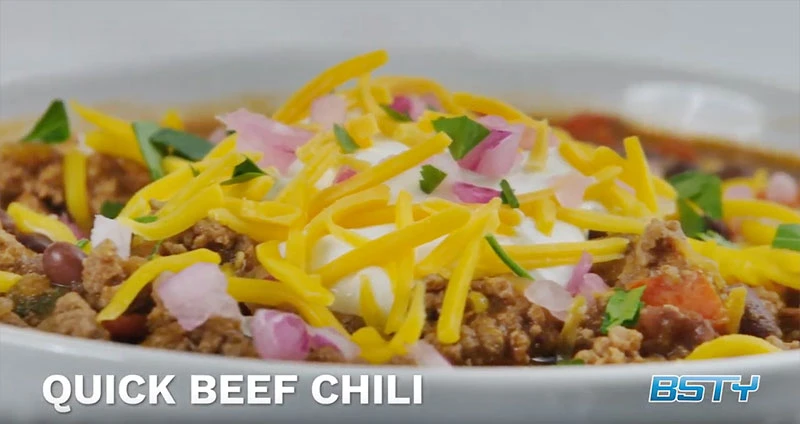 Quick Beef Chili 